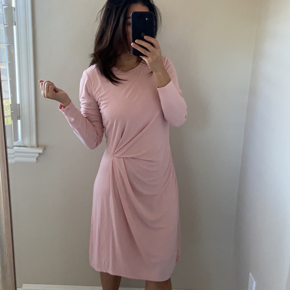 BCBGMAXAZRIA Blush pink dress
